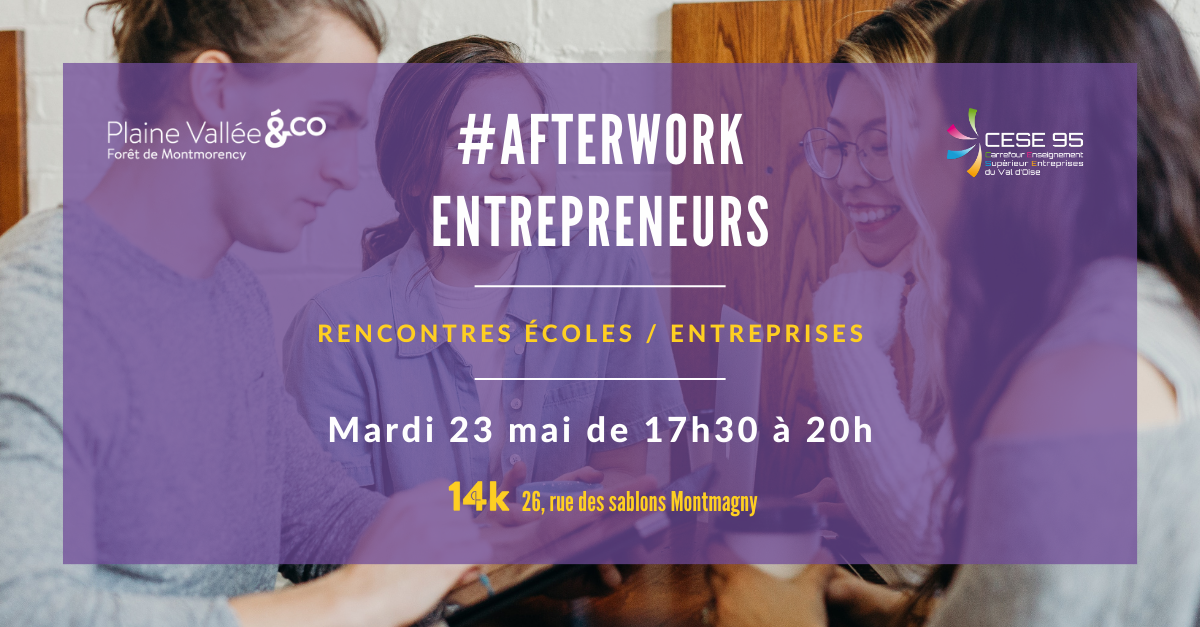 Afterwork Entrepreneurs Rencontres écoles / entreprises